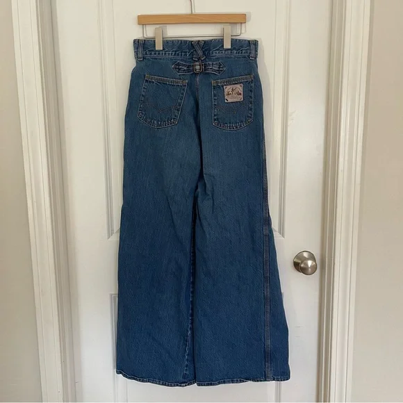 Vintage 1970s Levi’s High Waisted Wide Leg Jeans - Picture 6 of 16